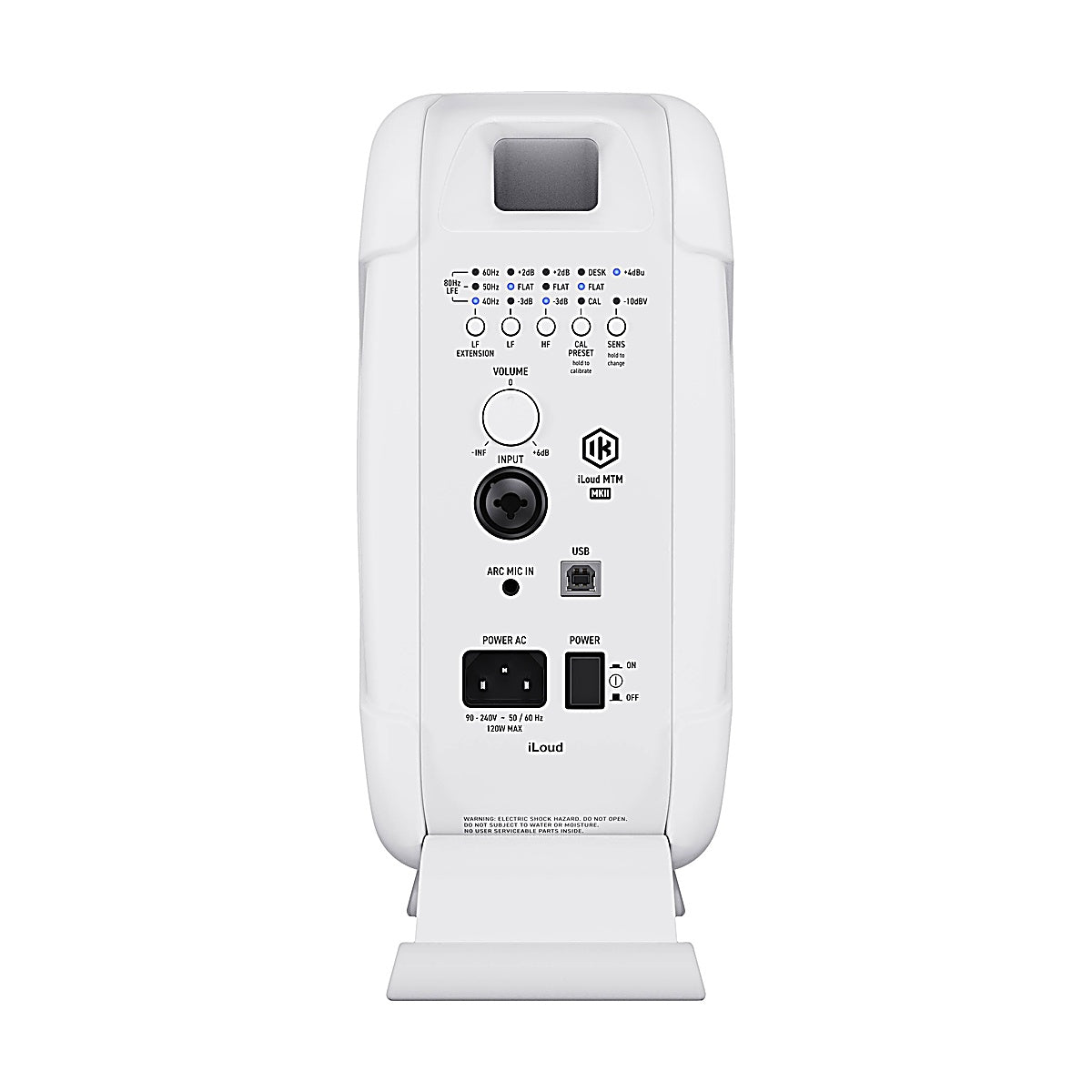 IK Multimedia iLoud MTM MKII White Powered Studio Monitor Pair