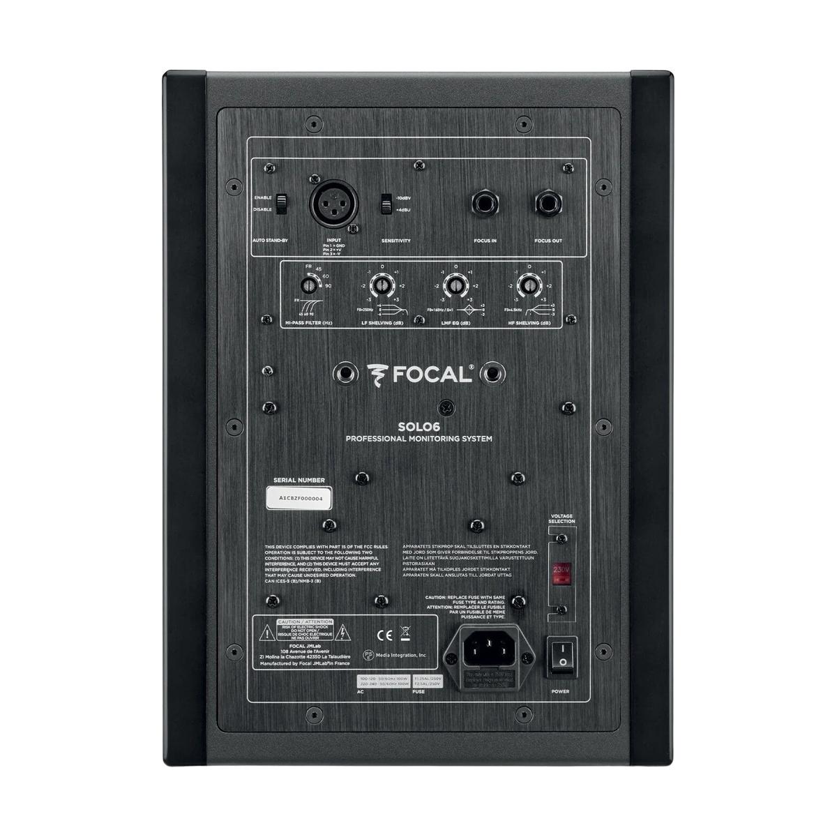 Focal Solo6 Black ST6 6.5 inch Powered Studio Monitor