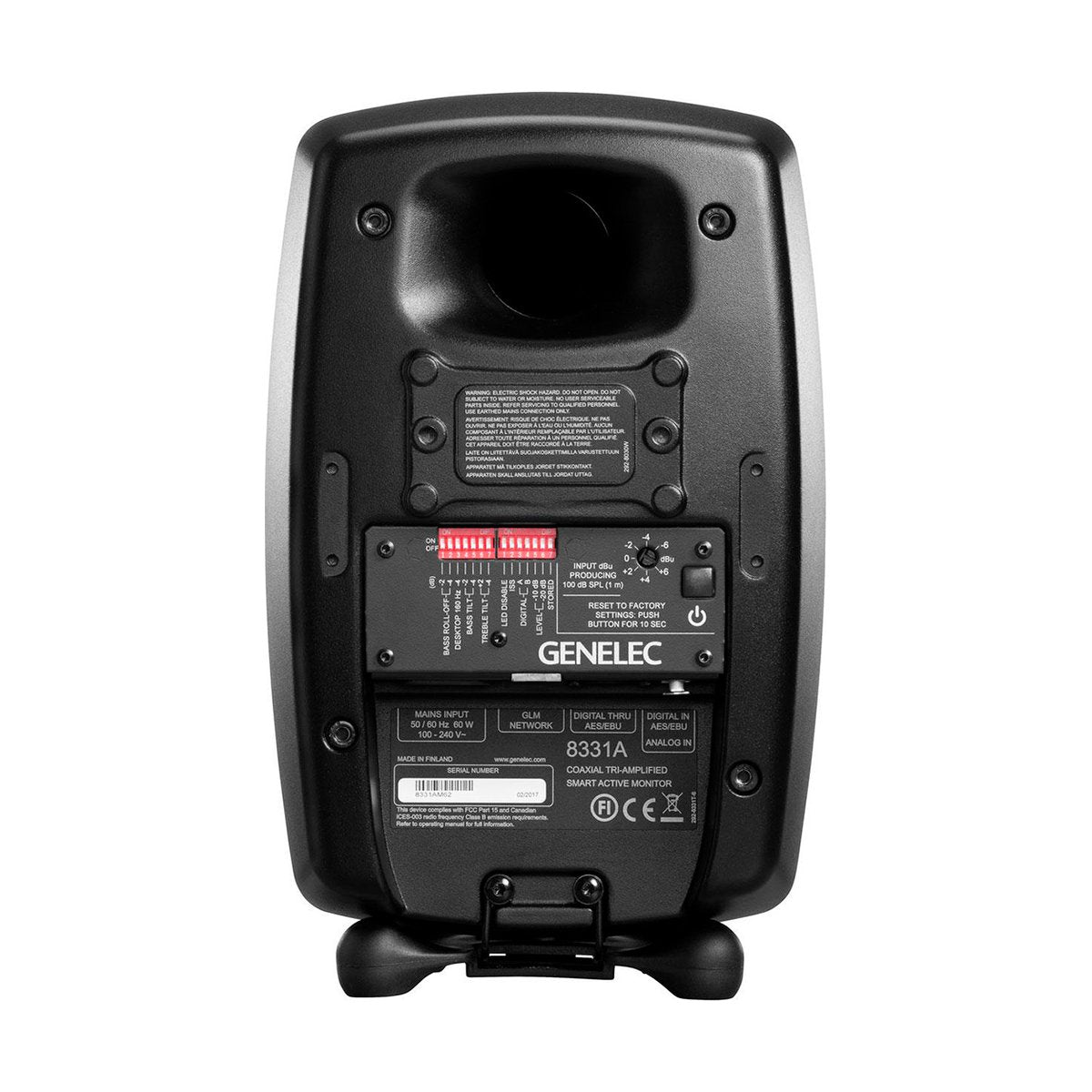 Genelec 8331A Black Dual 5 inch Coaxial SAM Powered Studio Monitor