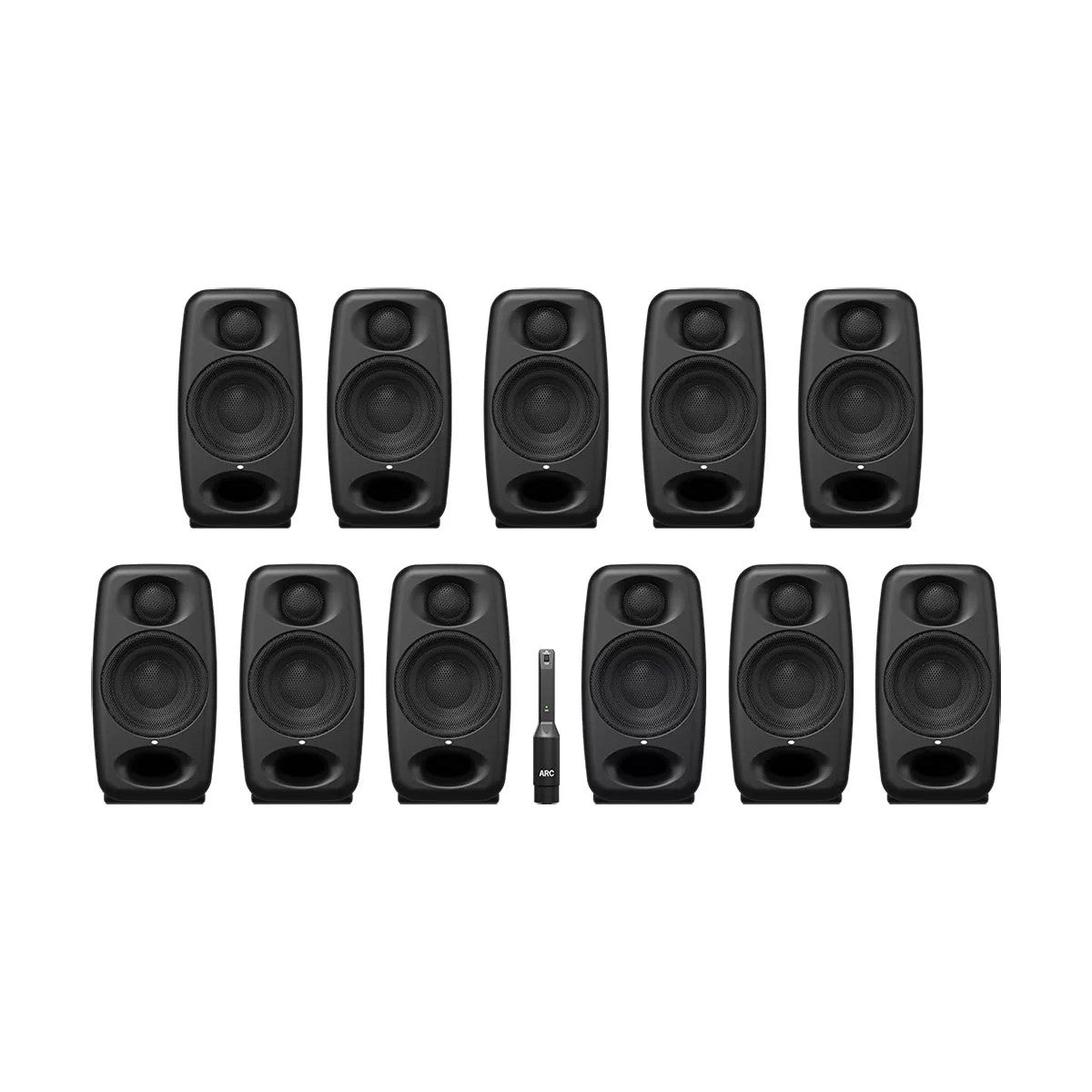 IK Multimedia iLoud Micro Monitor Pro - 11-Speaker Immersive Audio Bundle, 3 inch Powered Studio Monitor