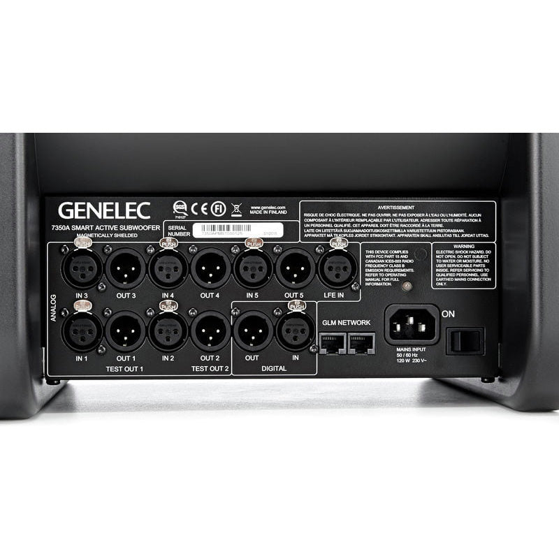 Genelec 7350A Black 8 inch SAM Active Studio Subwoofer