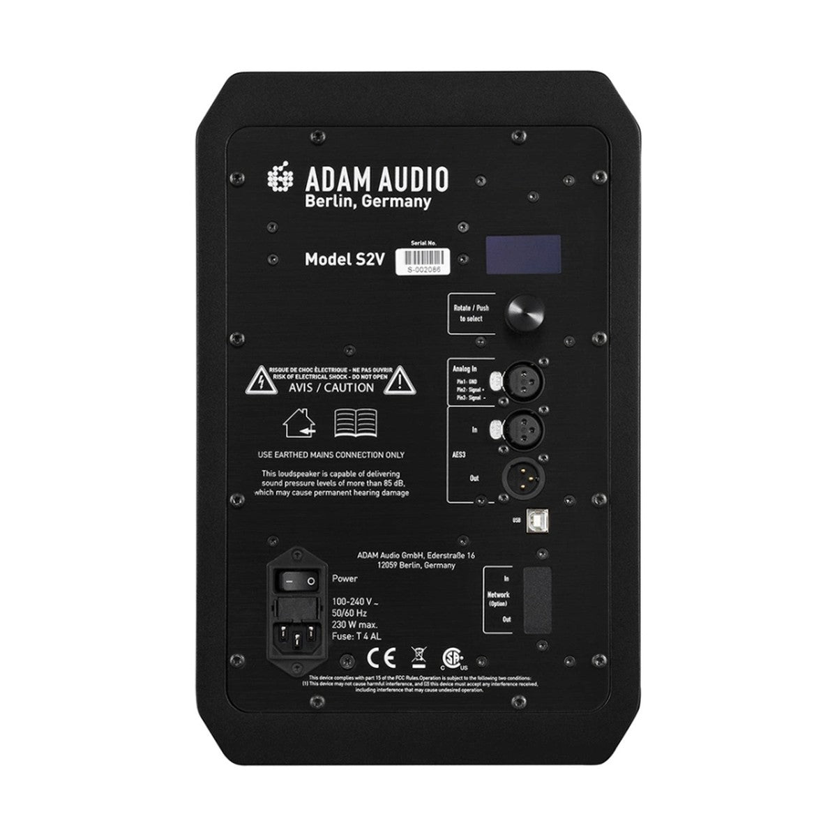 ADAM S2V 2-way Active Studio Monitor