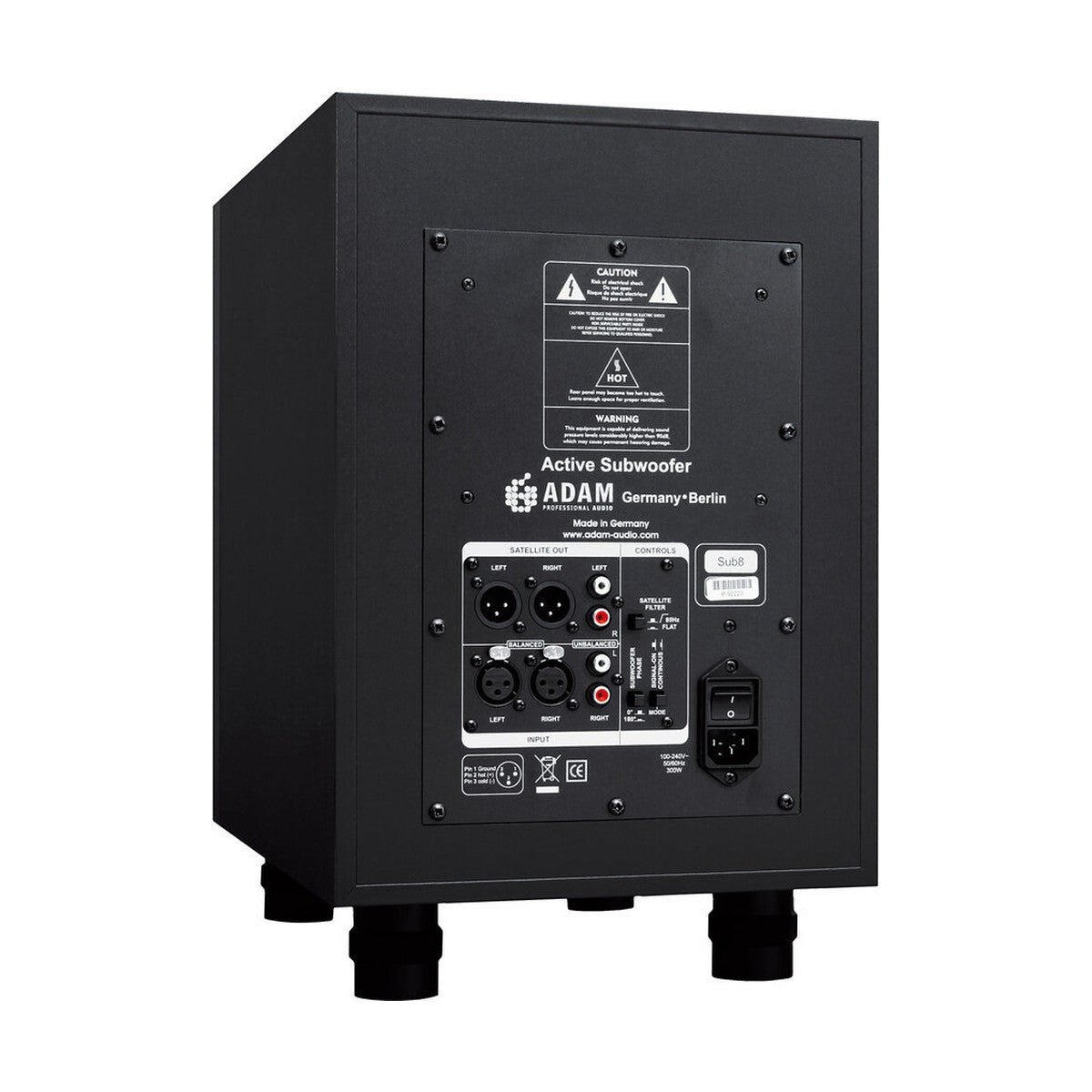 ADAM Sub8 8 inch Active Studio Subwoofer