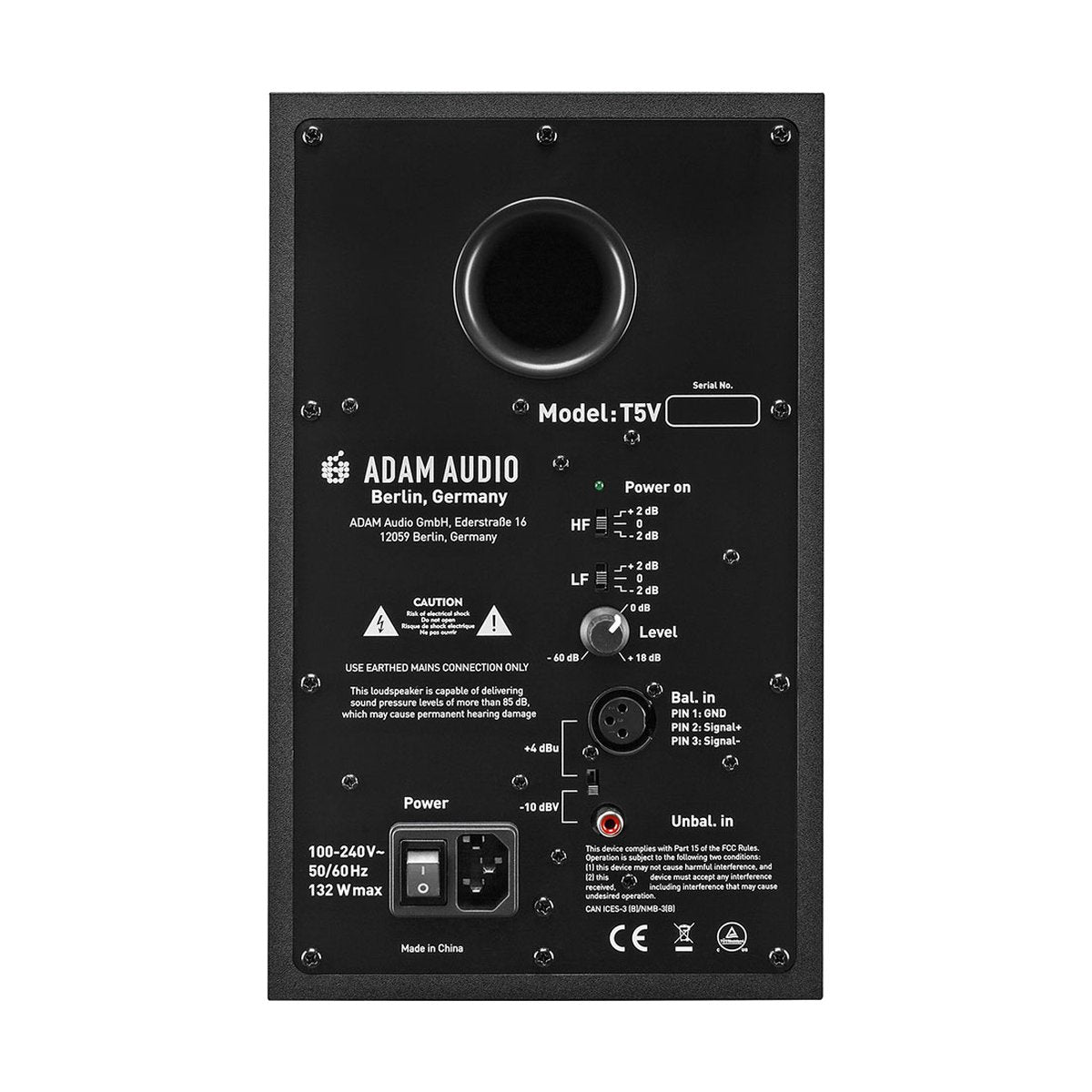 ADAM T5V 2-way Active Studio Monitor