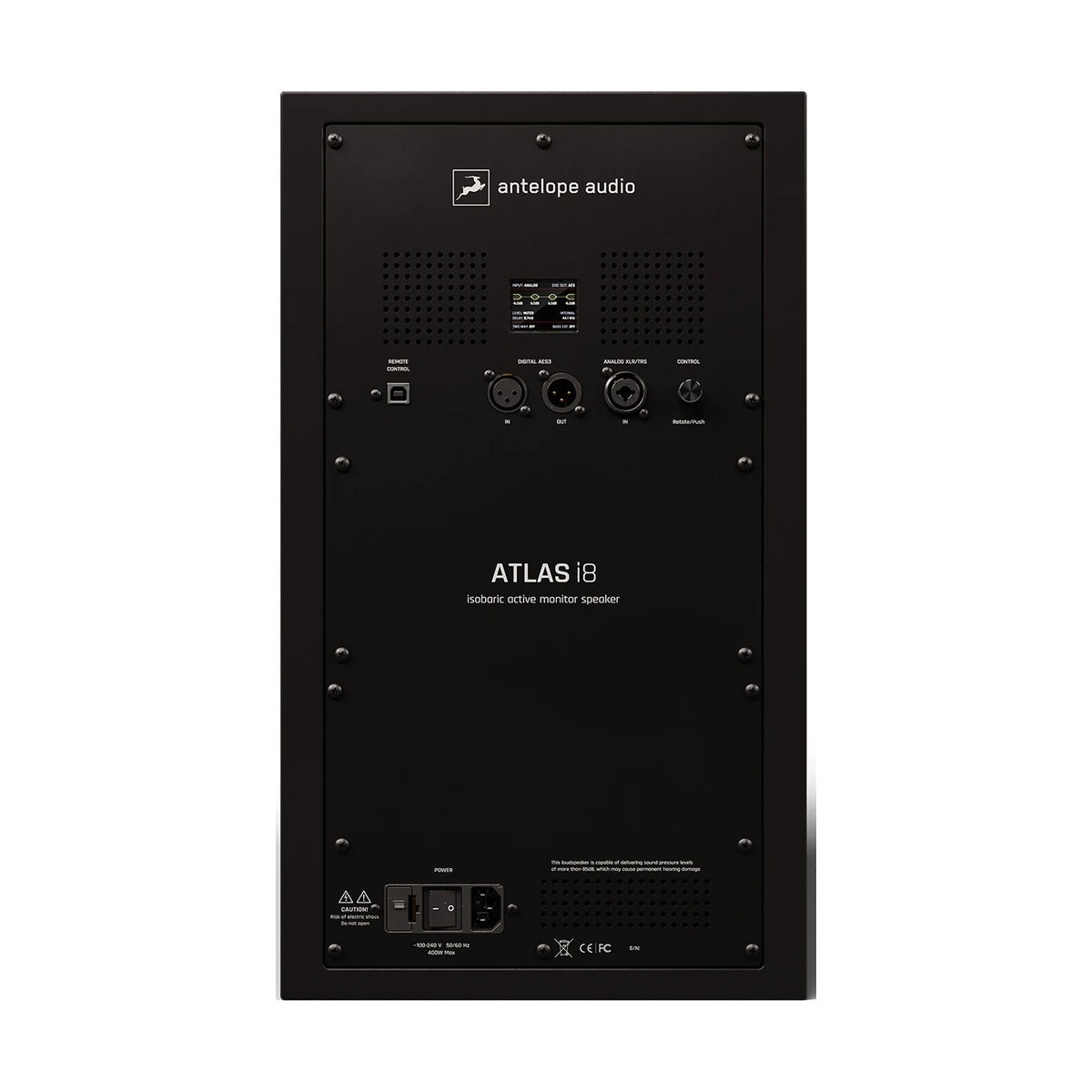 Antelope Audio ATLAS i8 3-way Active Studio Monitor, Dual 8 inch Isobaric Woofer