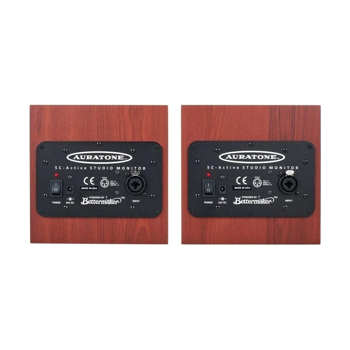 Auratone 5C Active Pair Wood Classic 4.5 inch Active Reference Monitor (Pair)