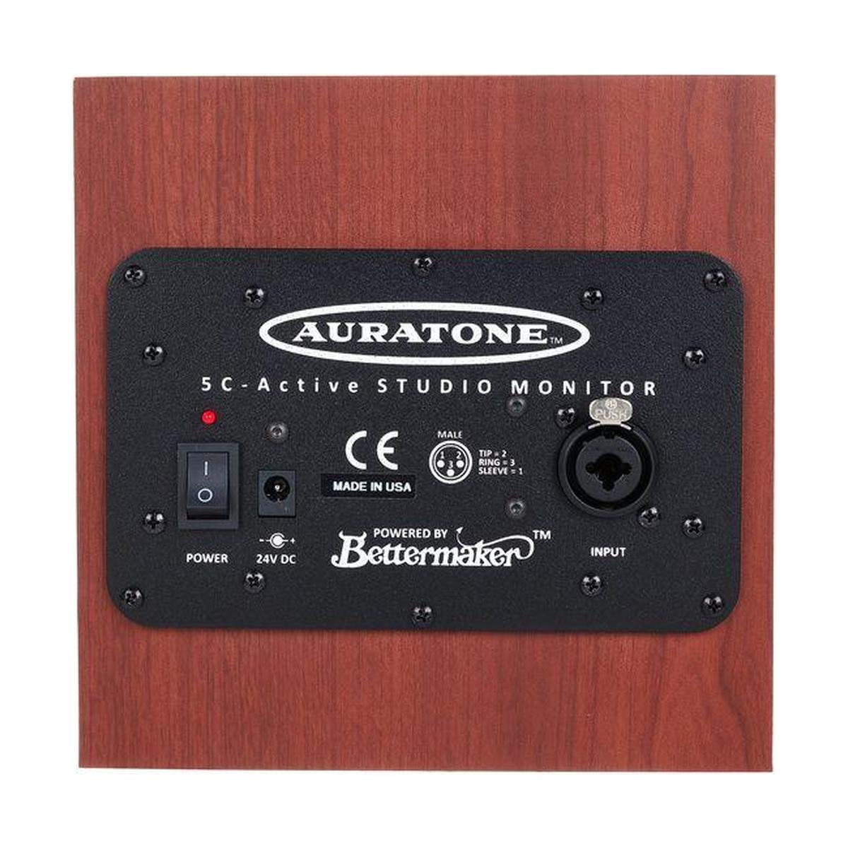 Auratone 5C Active Single Wood Grain 4.5 inch Active Full-Range Studio Monitor