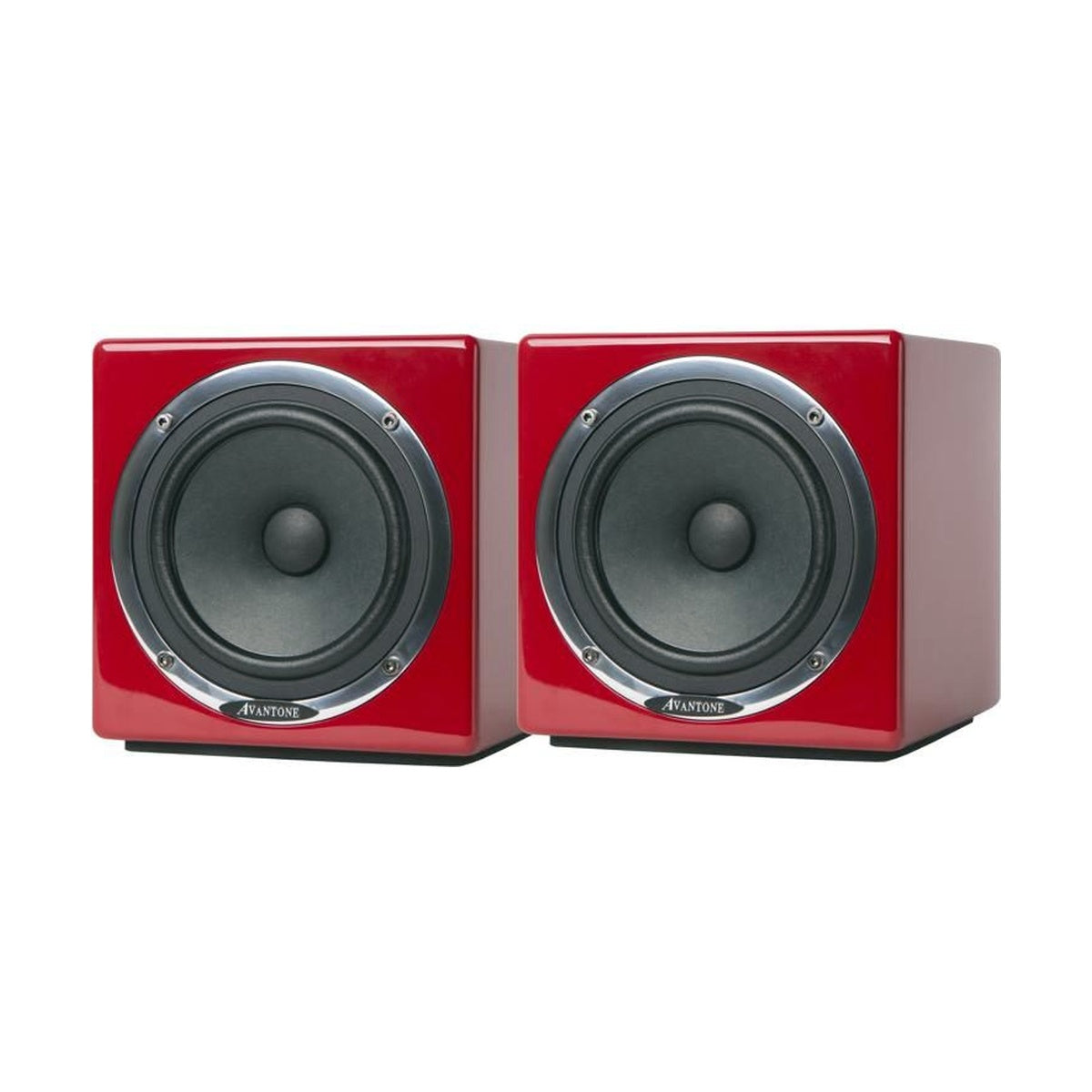 Avantone Pro MixCube Active Monitor Pair Red 5.25 inch Powered Studio Monitor Pair
