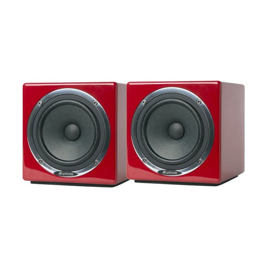 Avantone Pro MixCube Active Monitor Pair Red 5.25 inch Powered Studio Monitor Pair