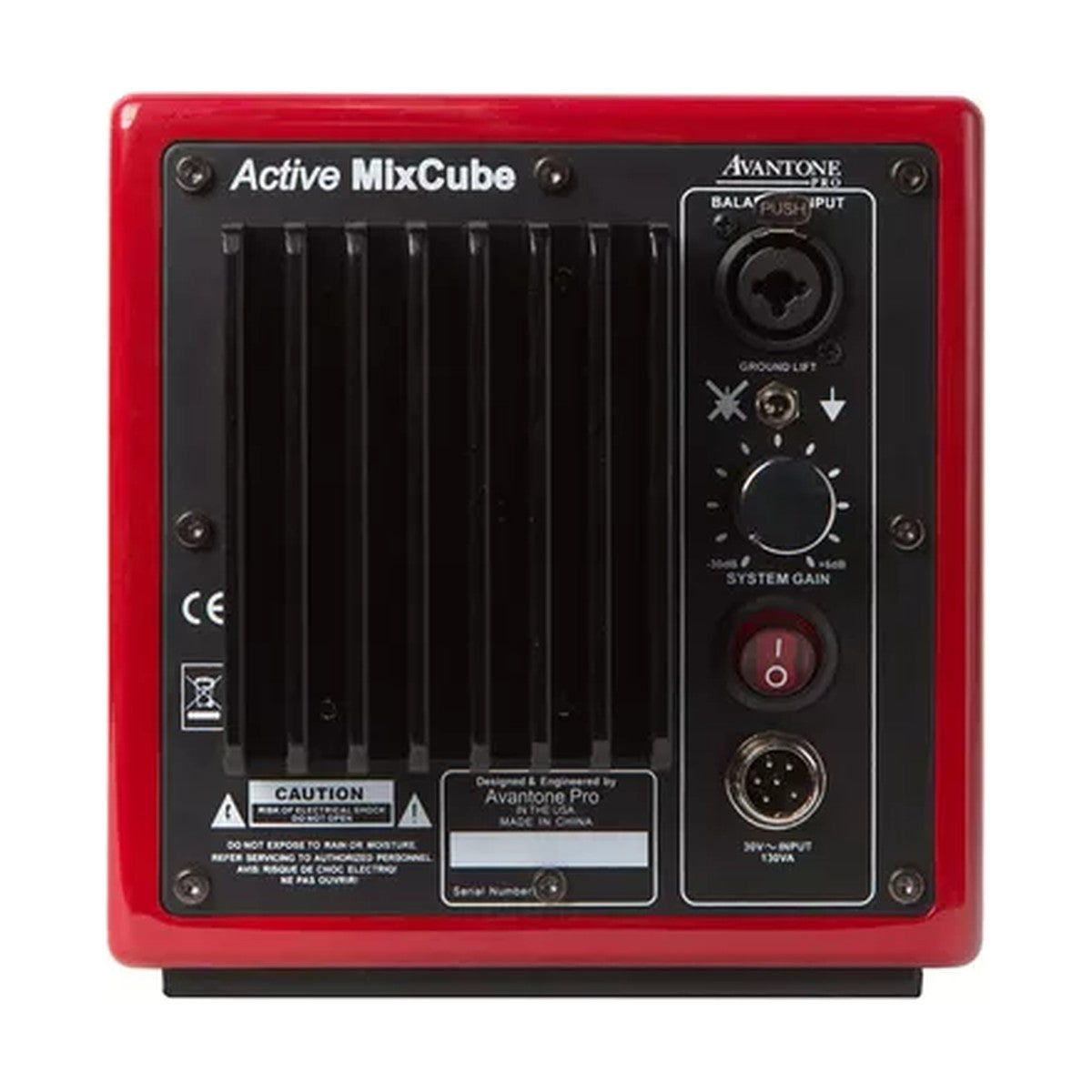 Avantone Pro MixCube Active Monitor Pair Red 5.25 inch Powered Studio Monitor Pair
