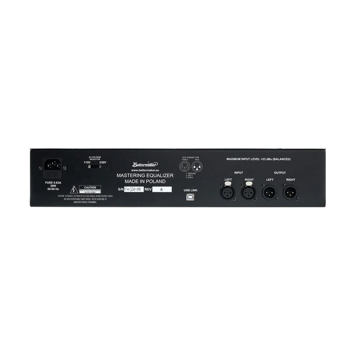 Bettermaker MASTERING EQUALIZER