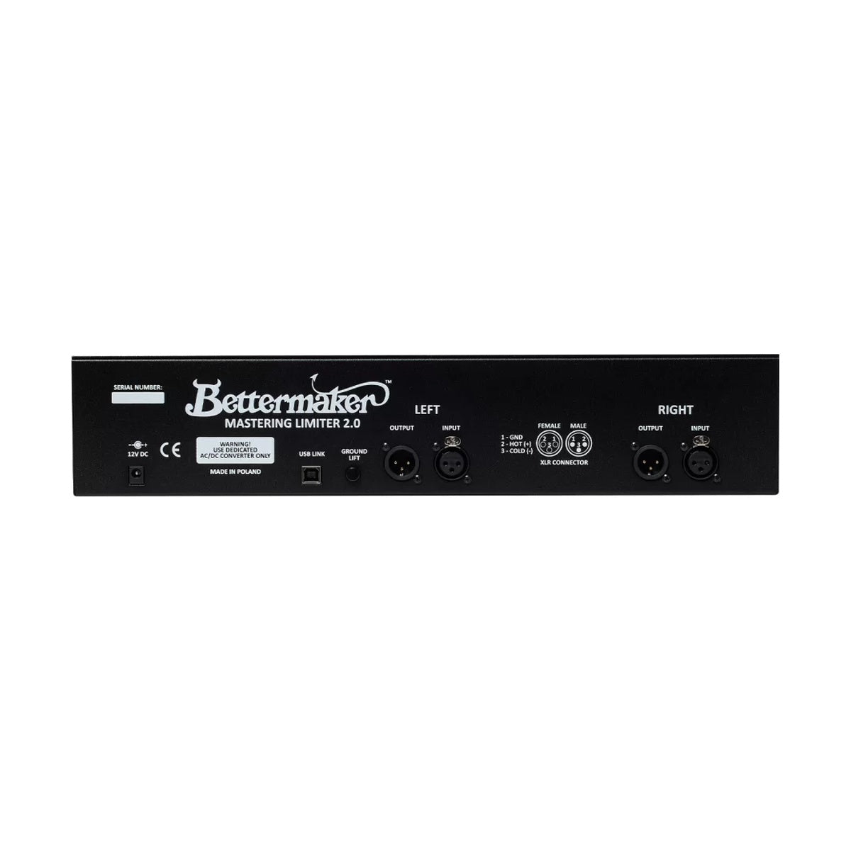 Bettermaker Mastering Limiter 2.0 - Hybrid Stereo Limiter