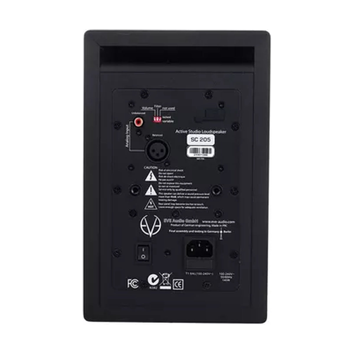 EVE AUDIO SC205 All Black 2-Way Studio Monitor