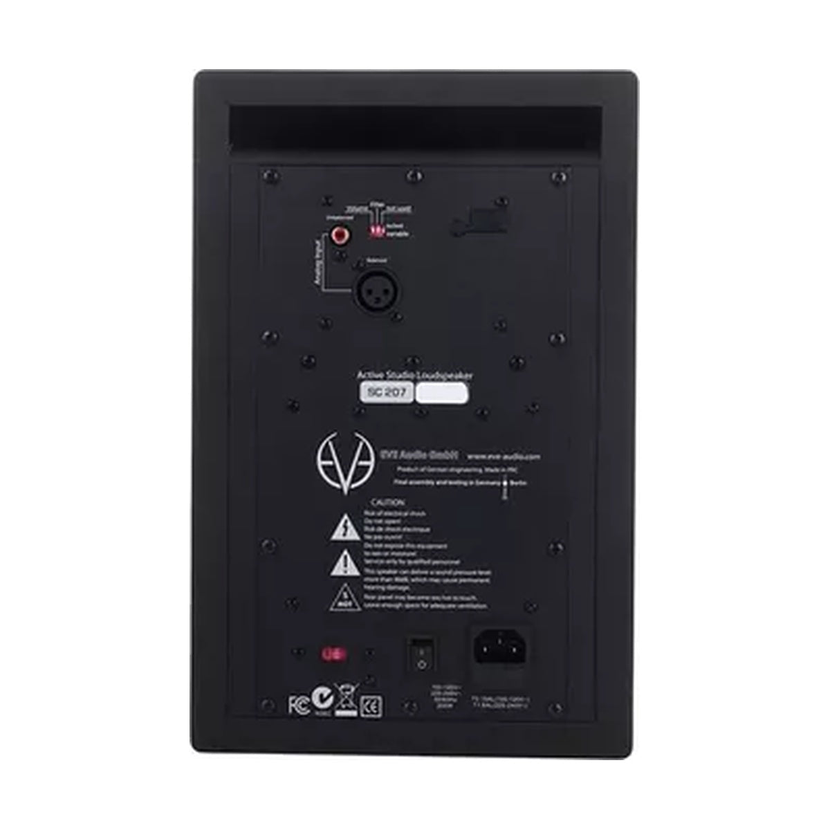 EVE AUDIO SC207 All Black 2-Way Studio Monitor