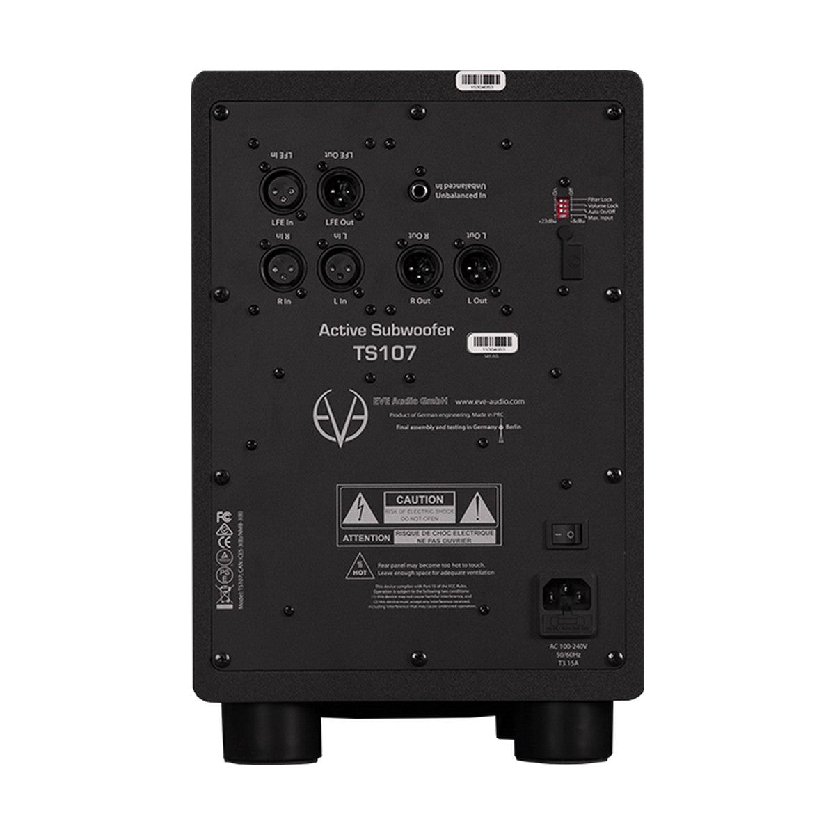 Eve Audio TS107 1-Way Studio Subwoofer