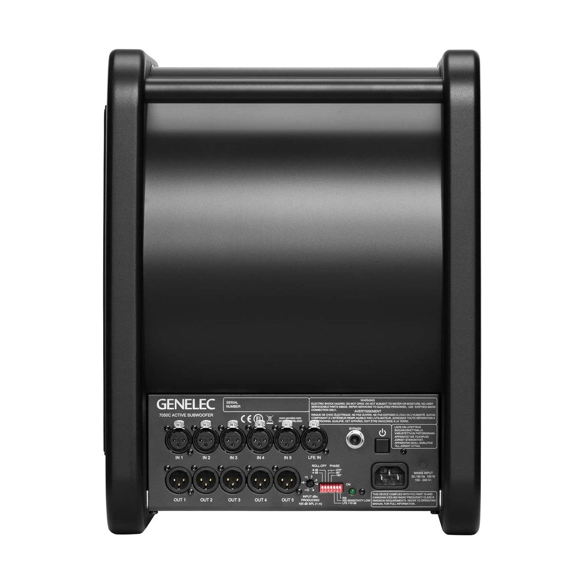 Genelec 7050C Black 8 inch Active Studio Subwoofer