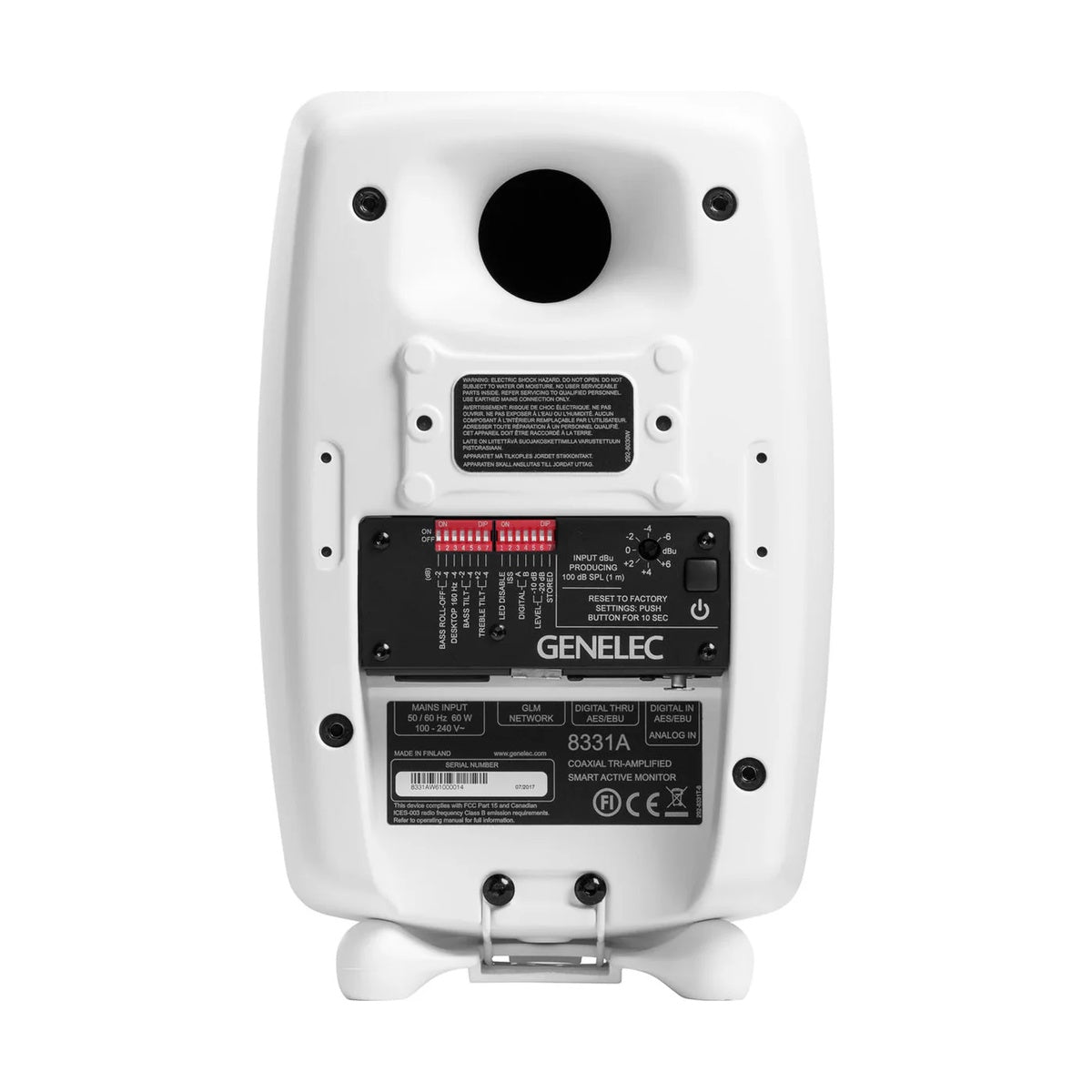 Genelec 8331A White Dual 5 inch Coaxial SAM Active Studio Monitor