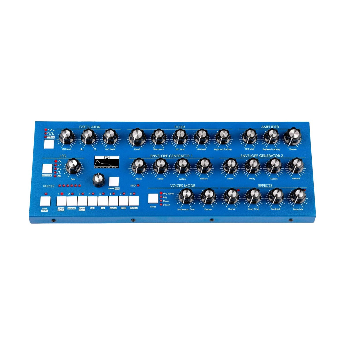 GS Music - Bree6 Desktop (Blue) Analog Synthesizer