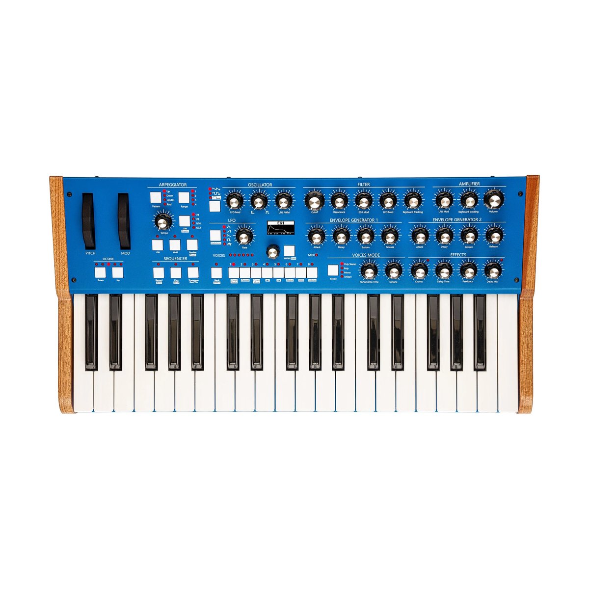 GS Music Bree6 Keyboard Blue