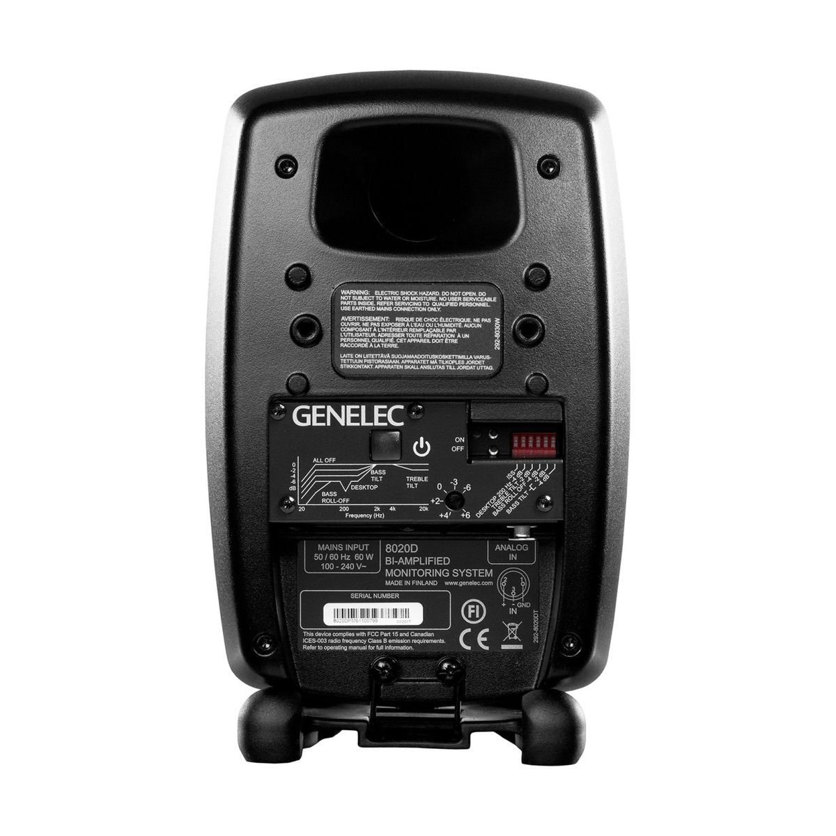 Genelec 8020D Monitor Black 4 inch Powered Studio Monitor