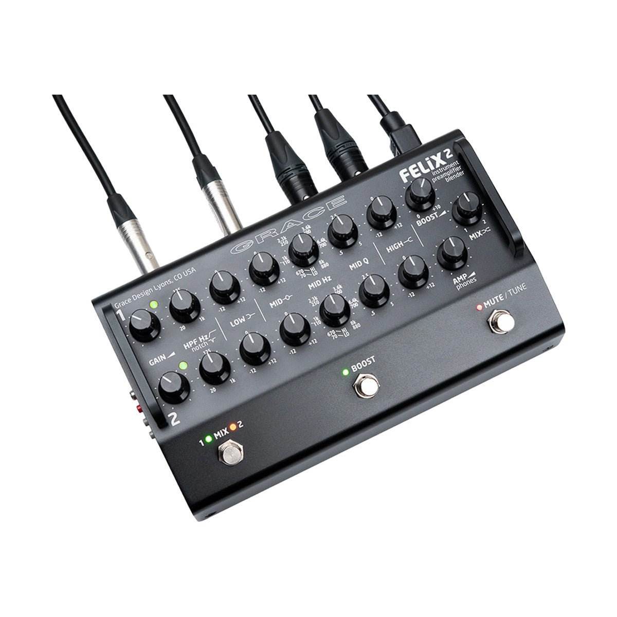 Grace Design FELiX-BK 2 channel instrument preamplifier