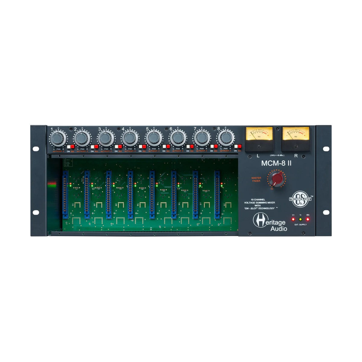 Heritage Audio 8 Slot 500 Series OST Enclosure with 10 Channel mixer