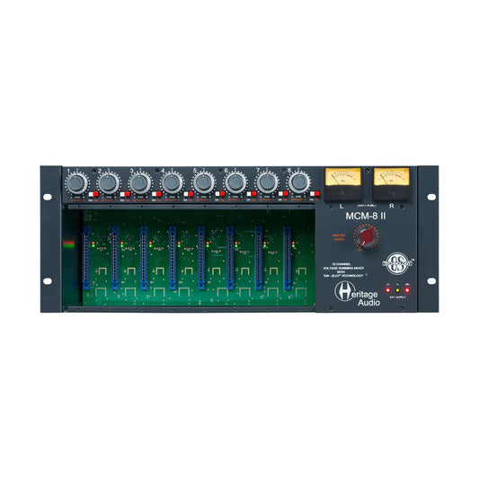 Heritage Audio 8 Slot 500 Series OST Enclosure with 10 Channel mixer