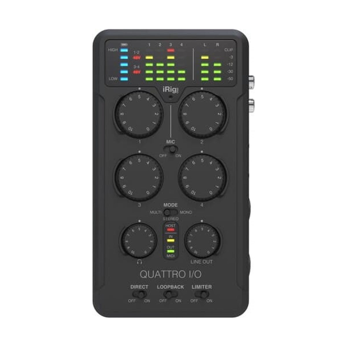 IK Multimedia iRig Pro Quattro I/O Deluxe