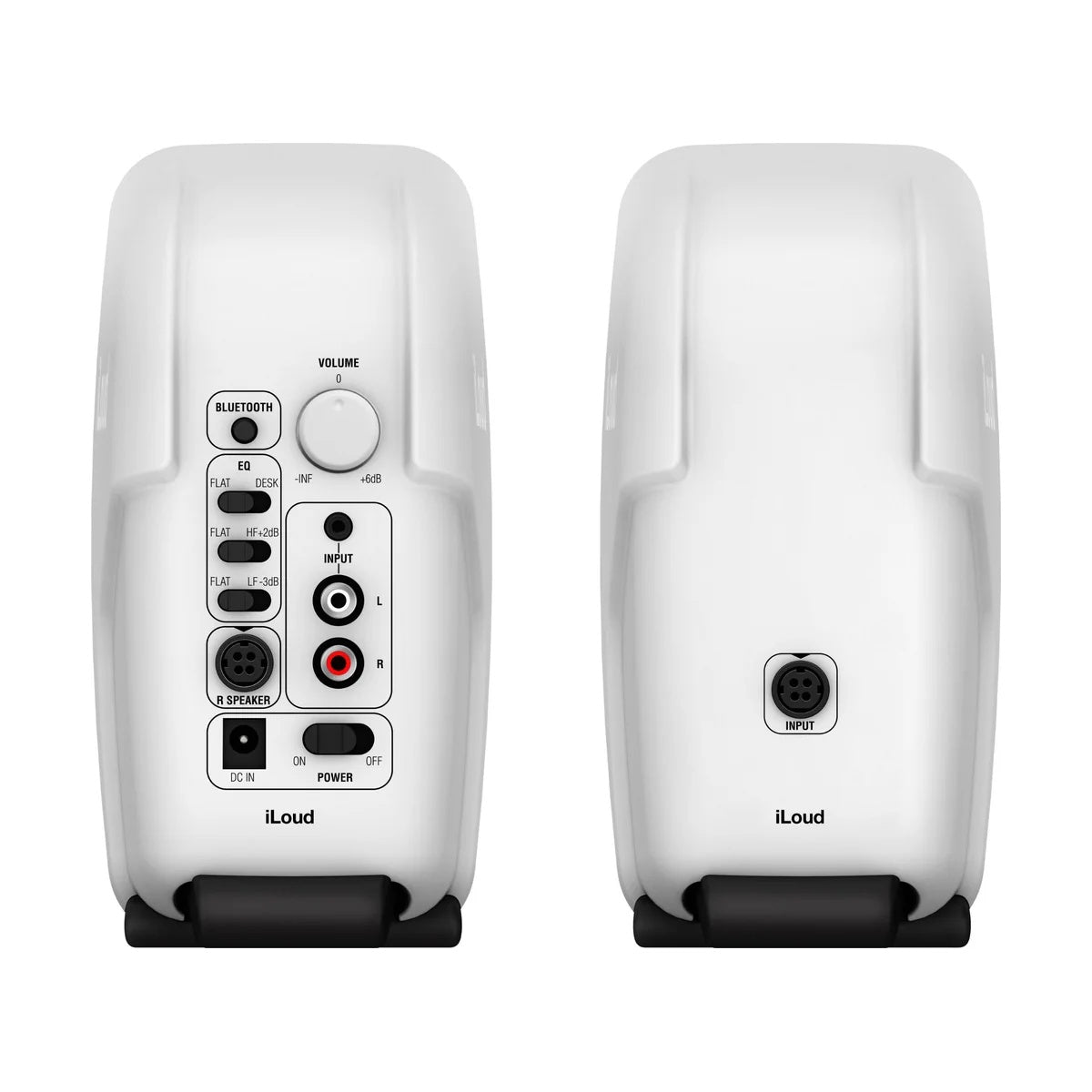 IK Multimedia iLoud Micro Monitor White 3 inch Active Desktop Monitor (Pair)