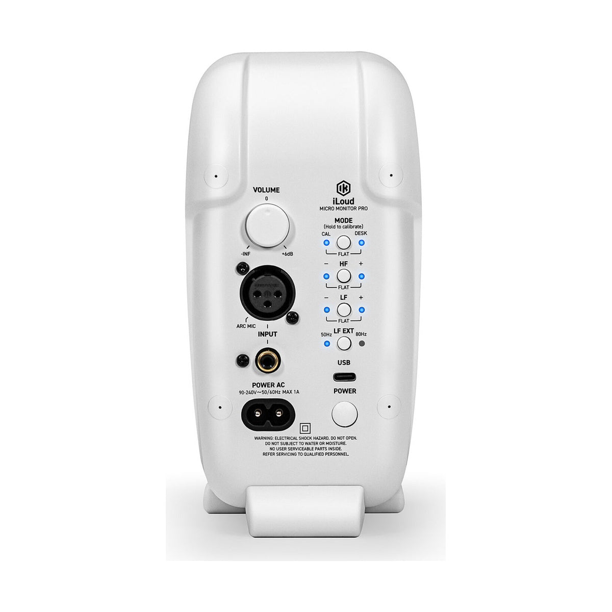 IK Multimedia iLoud Micro Monitor PRO White 2-way Active Studio Monitor (Pair)