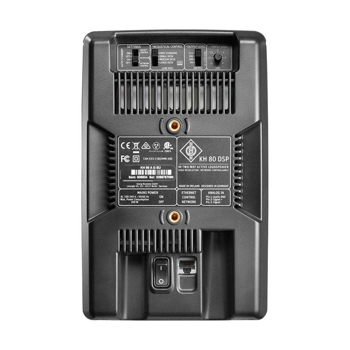 Neumann KH 80 DSP A G EU 4 inch Active DSP Studio Monitor