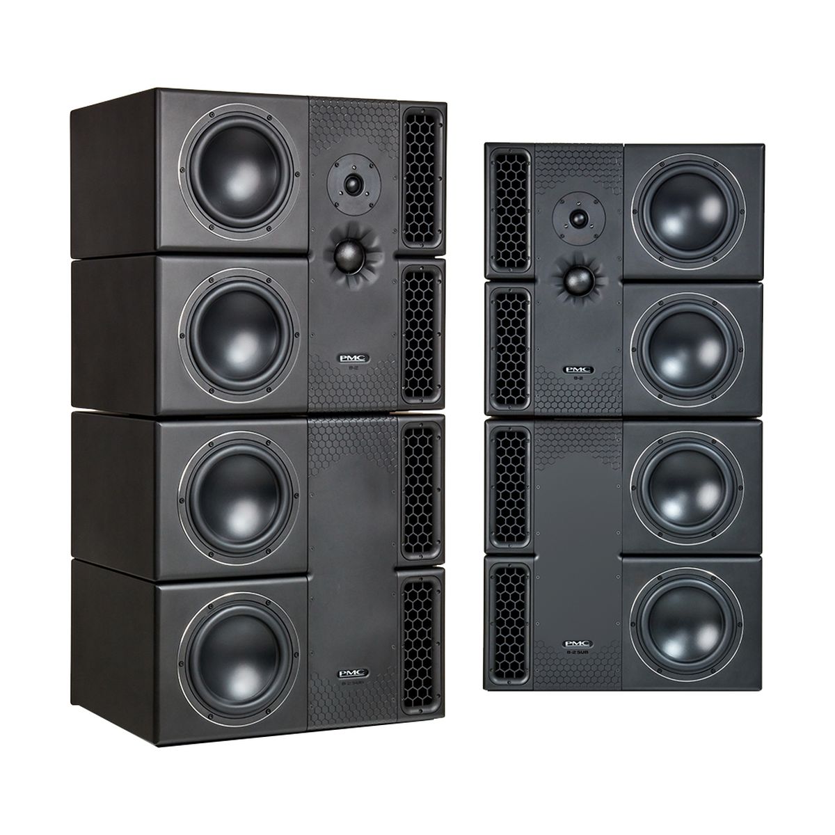 PMC 8-2 XBD 8 inch Dual-Cabinet Active Studio Monitor System