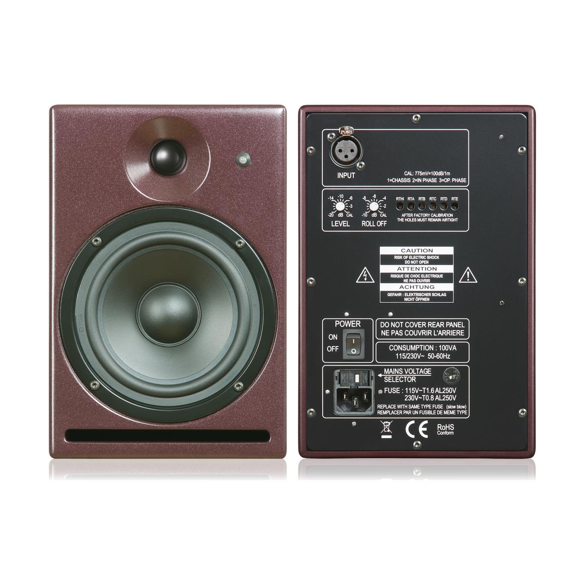 PSI AUDIO A 14 M Studio Red 2-way Active Studio Monitor