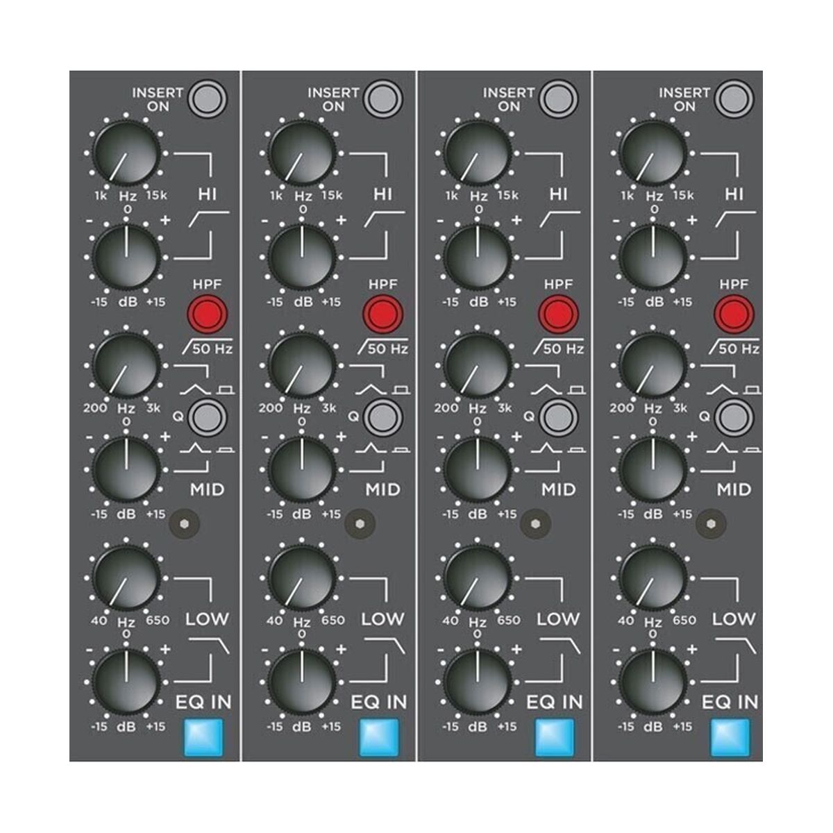 Trident 16 Channel 8 Buss Console With LED Meter Bridge