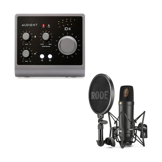 Audient iD4 MKII + RODE NT1 Signature Black