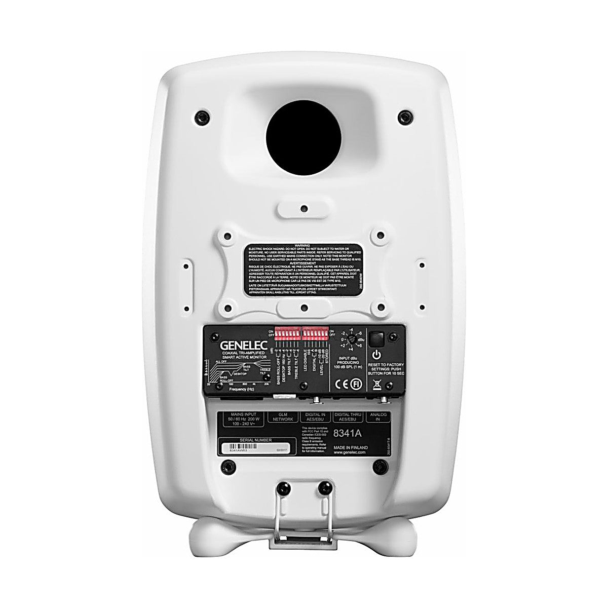 Genelec 8341A Whte Dual 6.6 inch Coaxial SAM Powered Studio Monitor