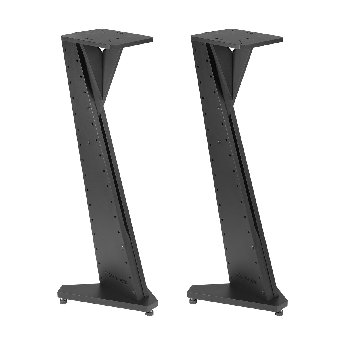 Sessiondesk V-STAND flex Pair (Color 90s black)